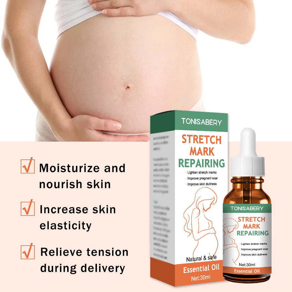 TONISABERY Postpartum Repair Mild Wrinkle Reduction Body Care Essential Oil Stretch Mark Care Essential Oil