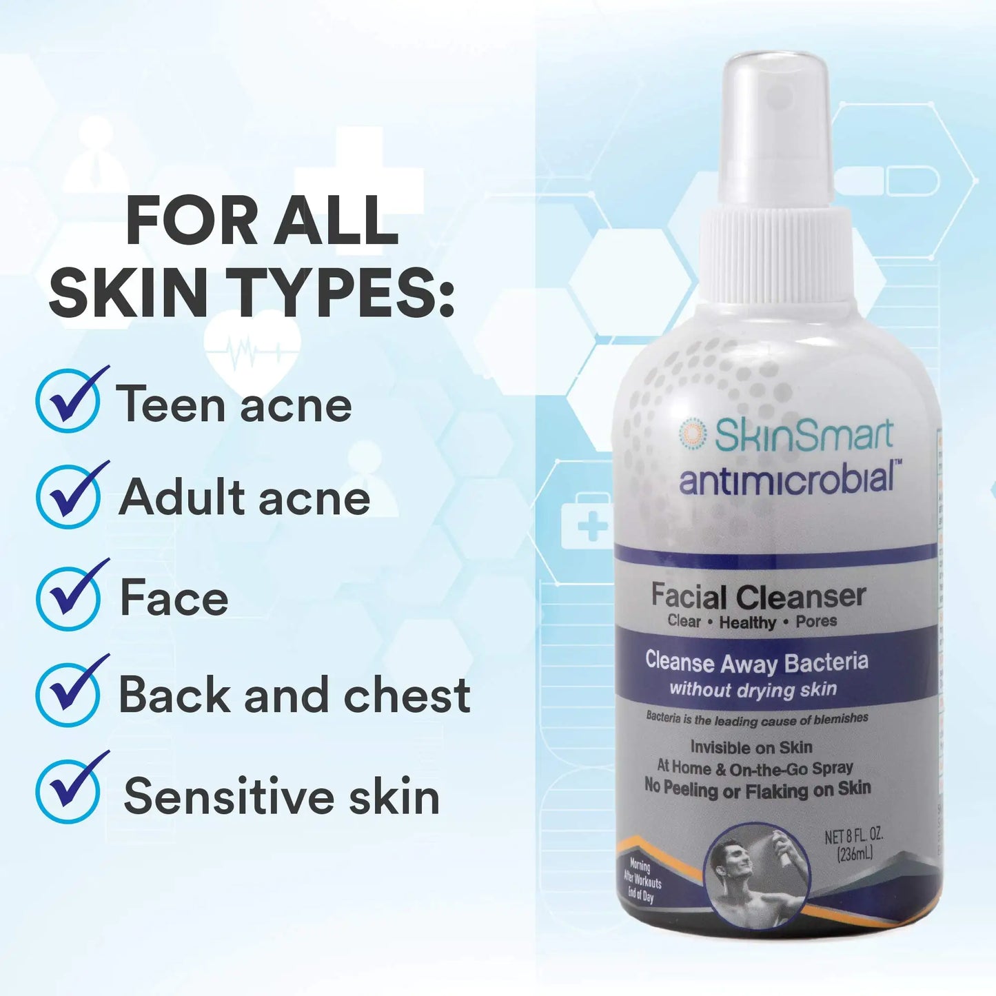 SkinSmart Facial Cleanser for Acne