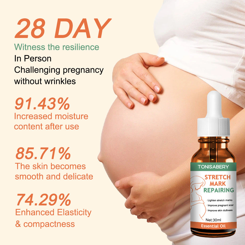 TONISABERY Postpartum Repair Mild Wrinkle Reduction Body Care Essential Oil Stretch Mark Care Essential Oil